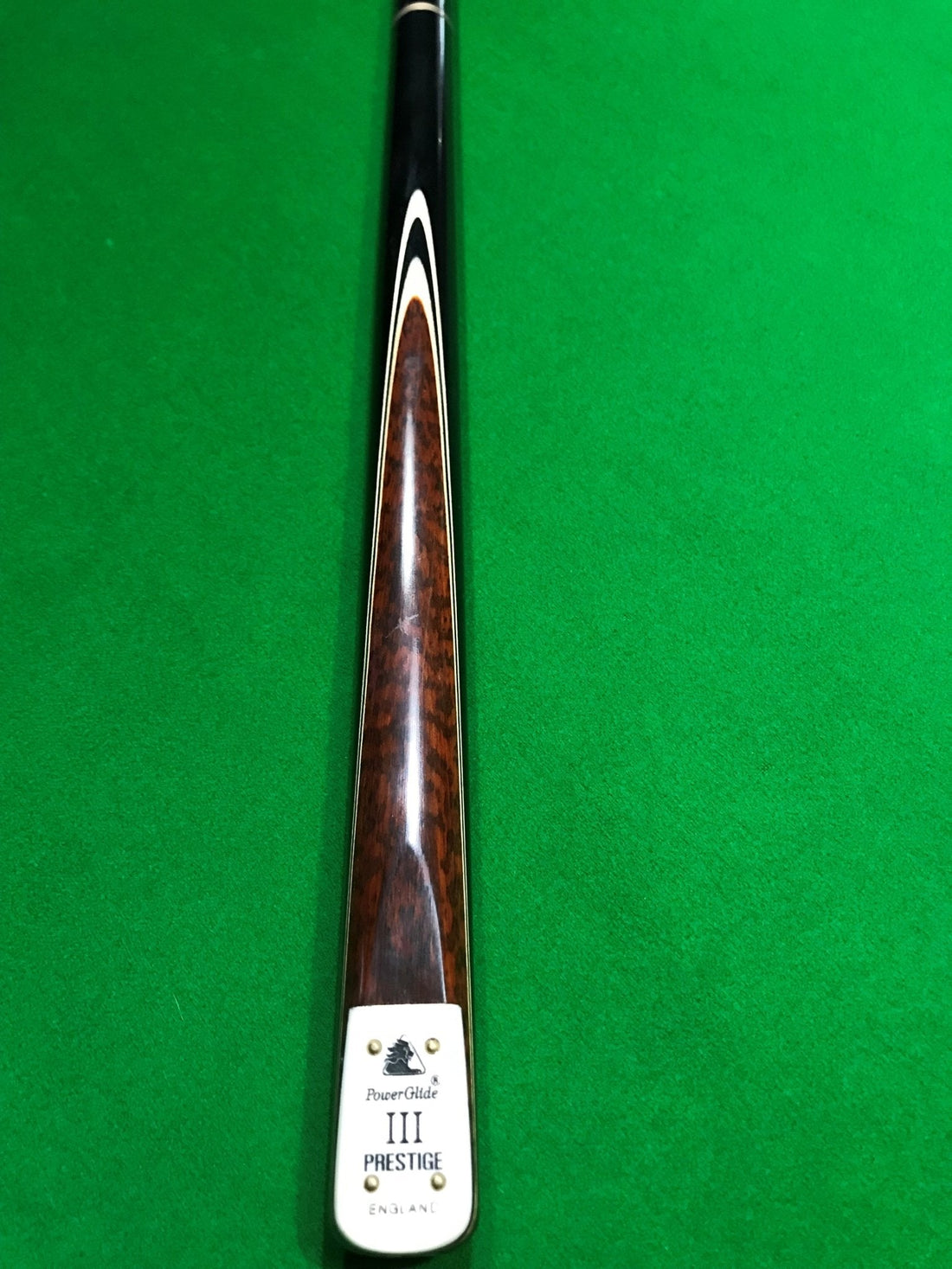 POWERGLIDE Prestige III Hand Made 3/4 Pool, Snooker & Billiard Ash Cue ...